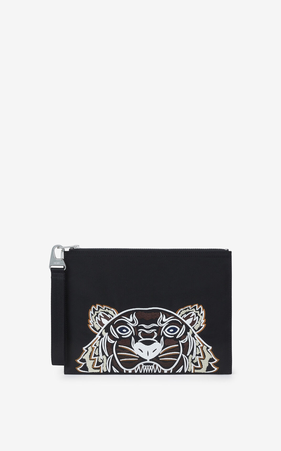 Kenzo Large καμβας Kampus Tiger πορτοφόλι γυναικεια μαυρα | GR594143